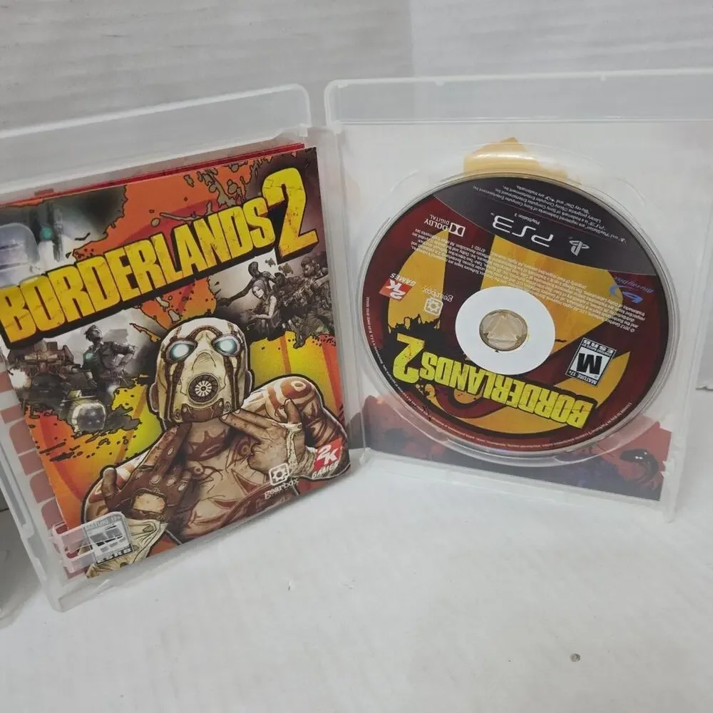 Lot Of 2 PS3 Games Borderland Game If Year Edition And Borderlands 2 Mint CIB